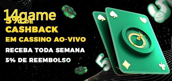 Promoções do cassino ao Vivo 14game
